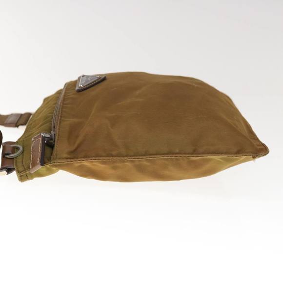PRADA Shoulder Bag Nylon Brown Auth 66123 - Picture 4 of 16